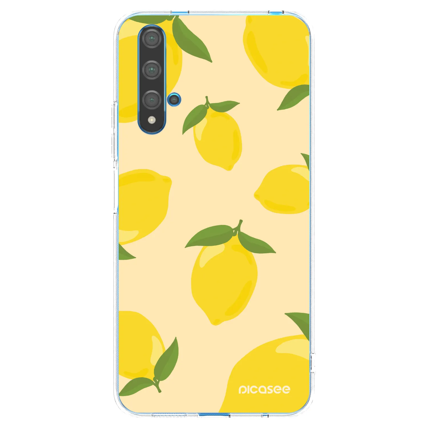 Picasee silikonska prozirna maskica za Huawei Nova 5T - Limoncella