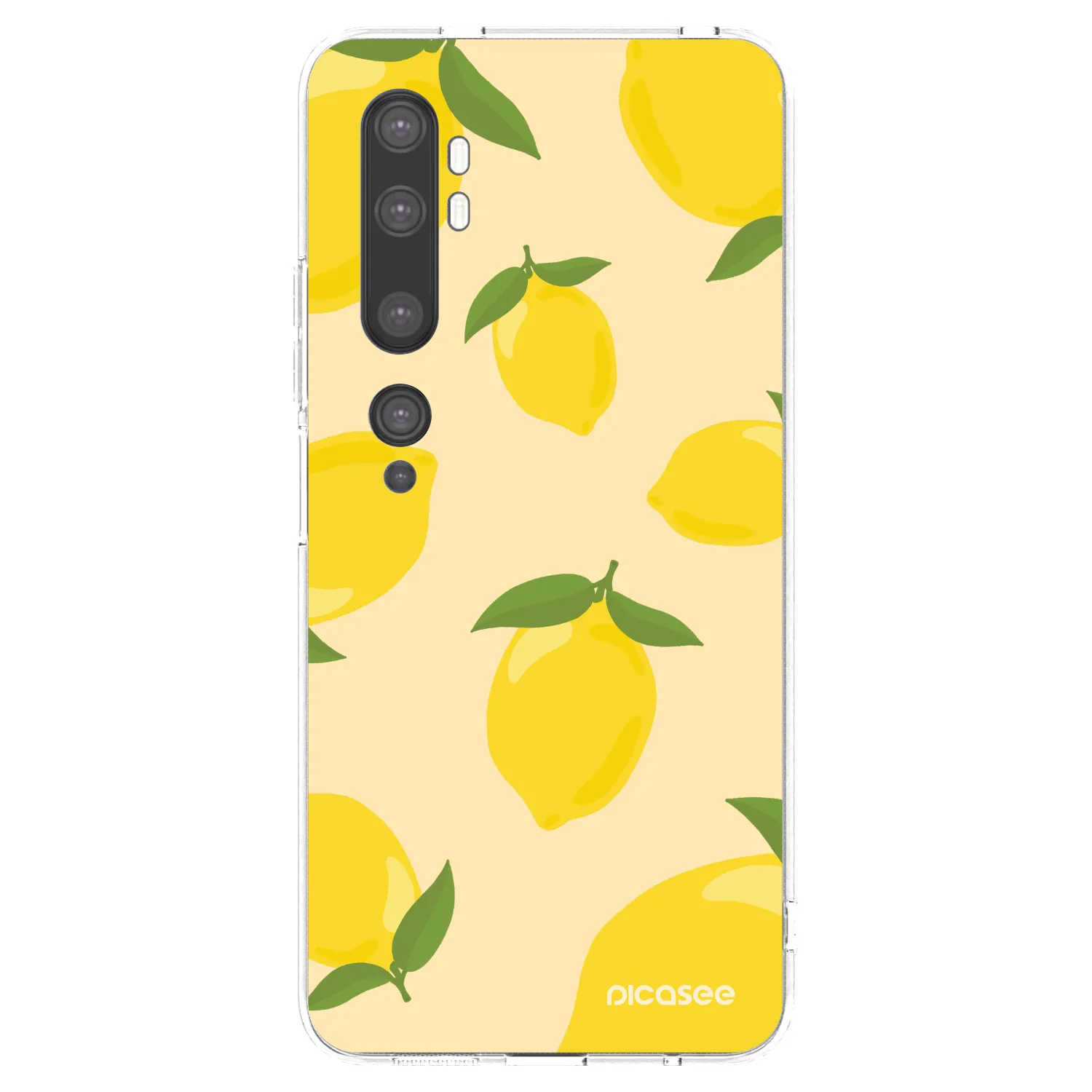 Picasee silikonska prozirna maskica za Xiaomi Mi Note 10 (Pro) - Limoncella