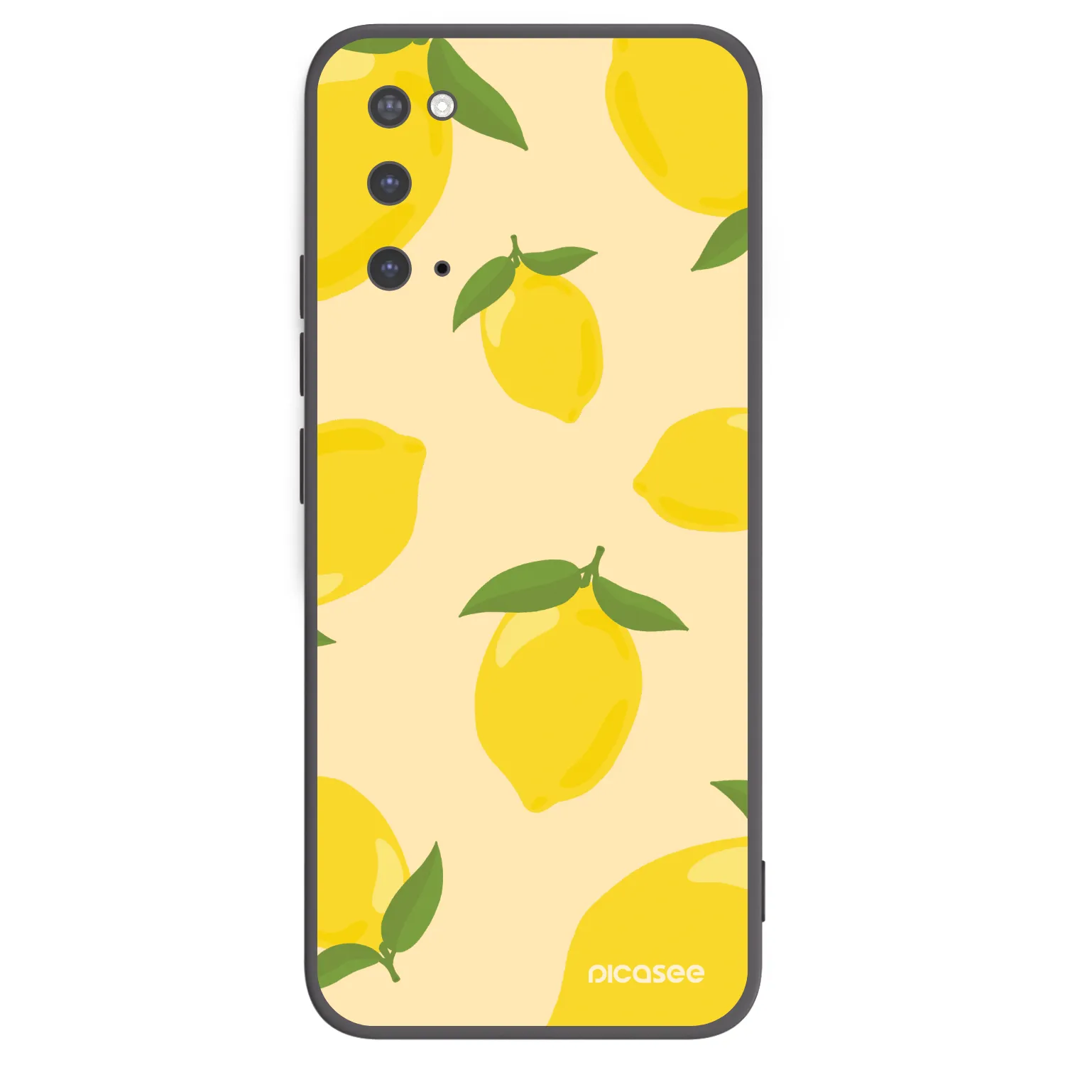 Picasee crna silikonska maskica za Samsung Galaxy S20 G980F - Limoncella
