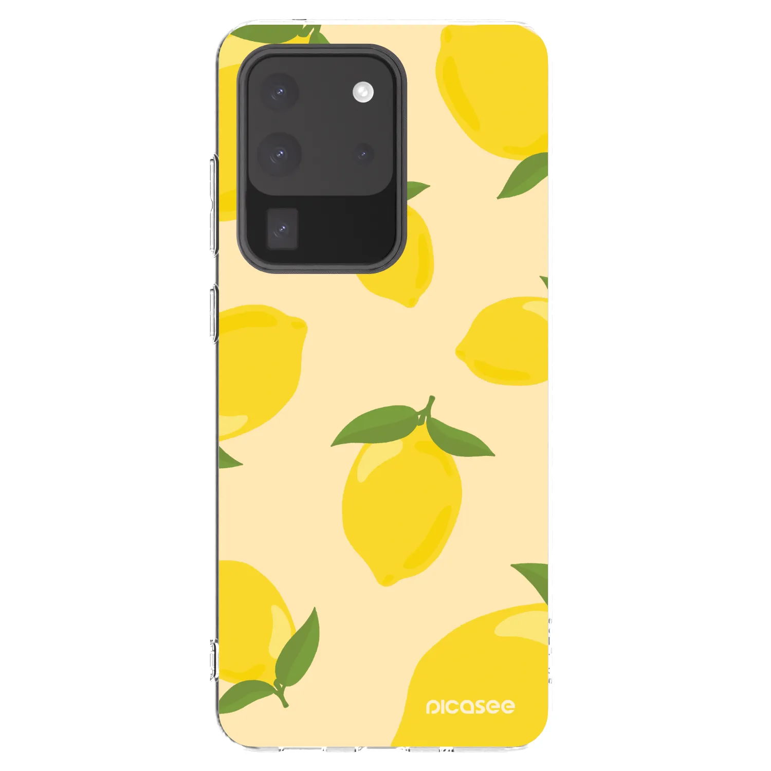 Picasee silikonska prozirna maskica za Samsung Galaxy S20 Ultra 5G G988F - Limoncella