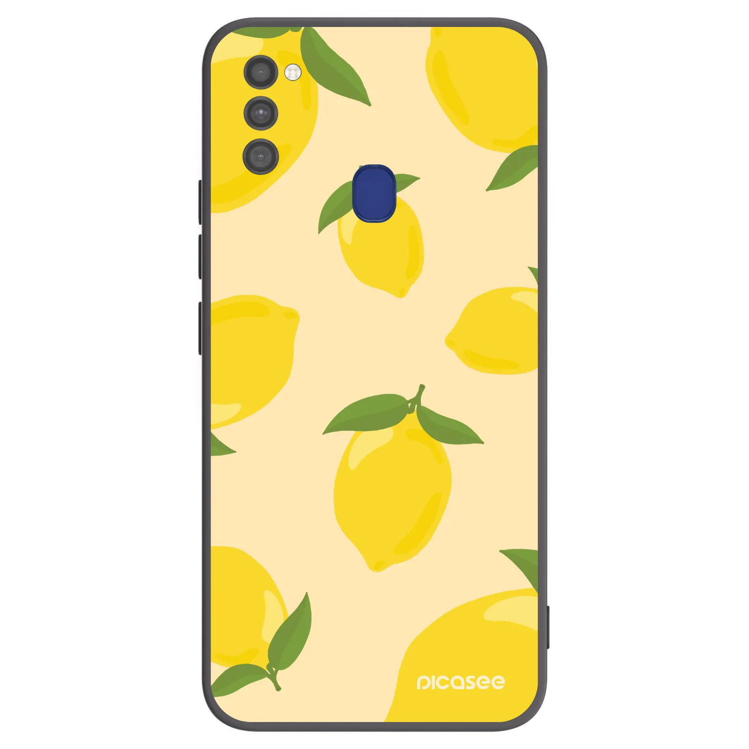 Picasee crna silikonska maskica za Samsung Galaxy M21 M215F - Limoncella
