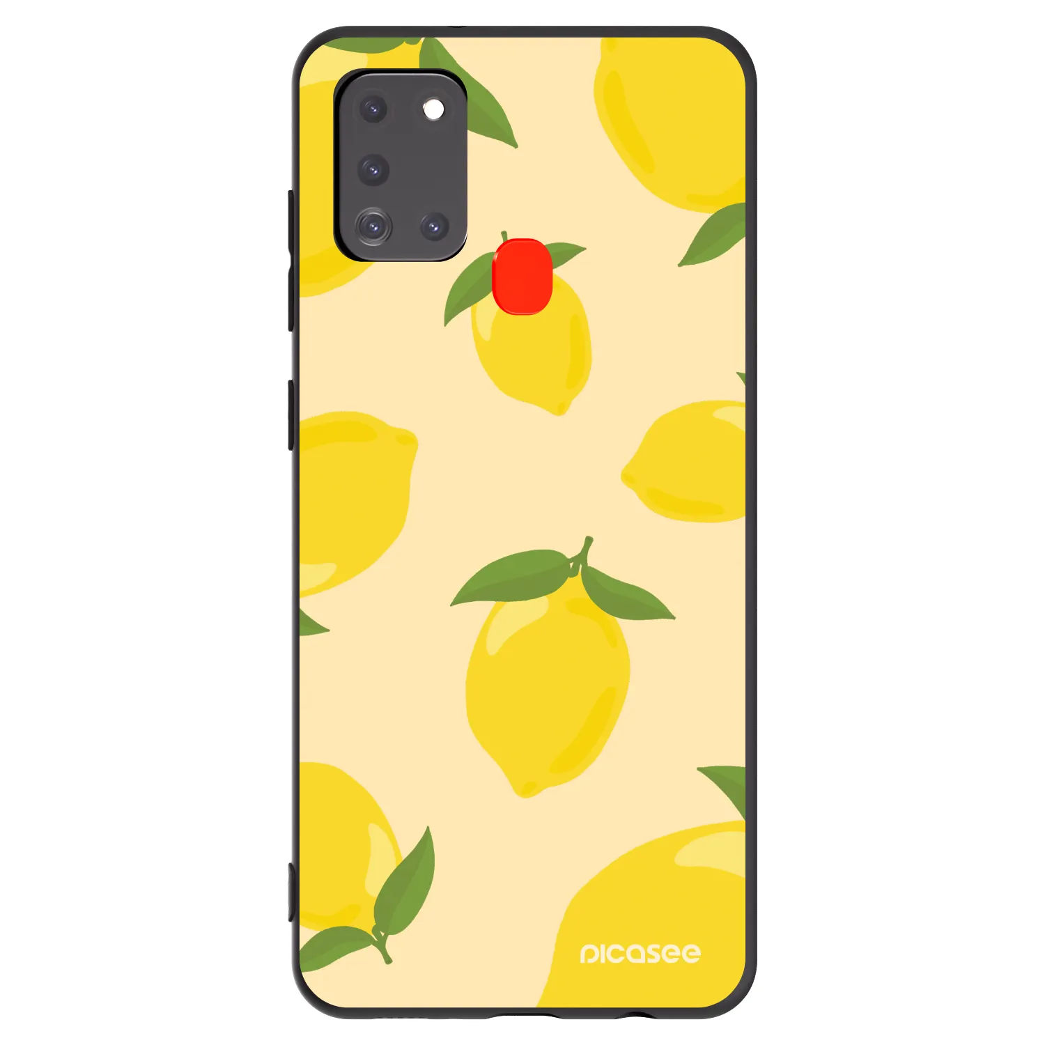 Picasee crna silikonska maskica za Samsung Galaxy A21s - Limoncella