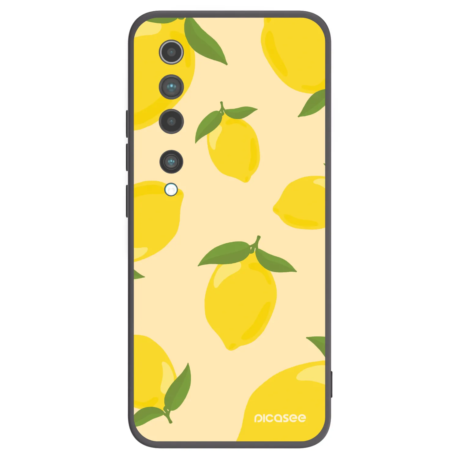 Picasee crna silikonska maskica za Xiaomi Mi 10 - Limoncella