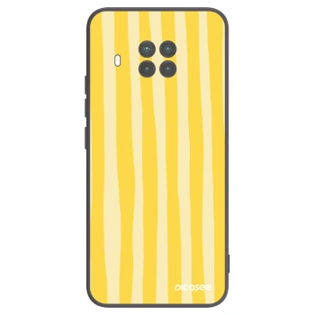 Picasee crna silikonska maskica za Xiaomi Mi 10T Lite - Lines lemon