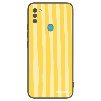 Maskica za Samsung Galaxy M11 - Lines lemon