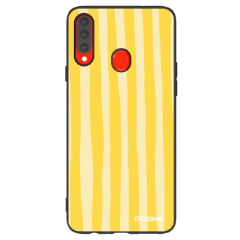 Maskica za Samsung Galaxy A20s - Lines lemon