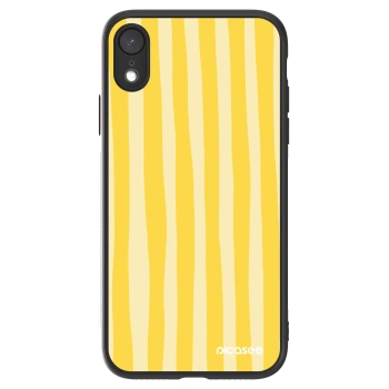Picasee ULTIMATE CASE za Apple iPhone XR - Lines lemon