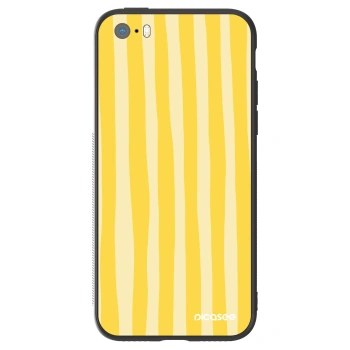 Maskica za Apple iPhone 5/5S/SE - Lines lemon