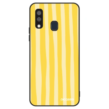 Maskica za Samsung Galaxy A40 A405F - Lines lemon