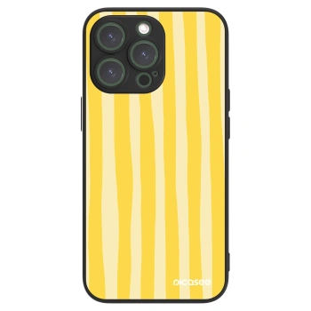 Picasee ULTIMATE CASE za Apple iPhone 13 Pro - Lines lemon