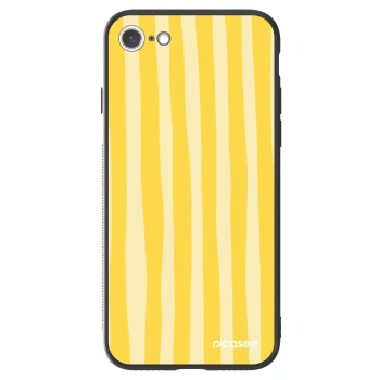 Picasee ULTIMATE CASE za Apple iPhone SE 2020 - Lines lemon