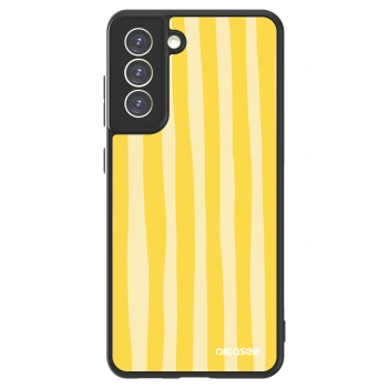Picasee ULTIMATE CASE za Samsung Galaxy S21 FE 5G - Lines lemon