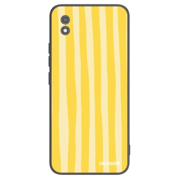 Picasee crna silikonska maskica za Realme C11 (2021) - Lines lemon