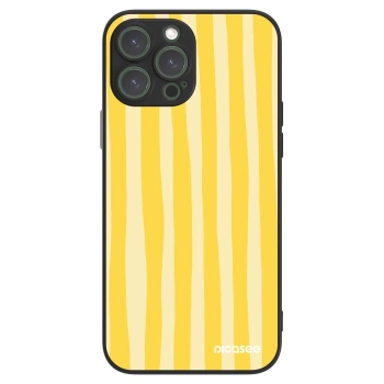 Picasee ULTIMATE CASE MagSafe za Apple iPhone 13 Pro Max - Lines lemon