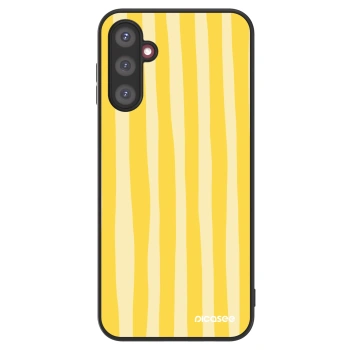 Picasee ULTIMATE CASE za Samsung Galaxy A14 5G A146P - Lines lemon