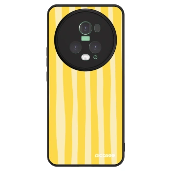 Maskica za Honor Magic5 Pro - Lines lemon