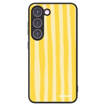 Picasee ULTIMATE CASE PowerShare za Samsung Galaxy S23 5G - Lines lemon