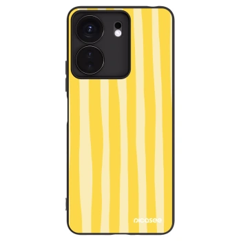 Picasee crna silikonska maskica za Xiaomi Redmi 13C 4G - Lines lemon