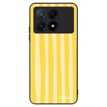 Maskica za Xiaomi Poco X6 Pro - Lines lemon
