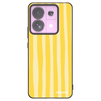 Picasee crna silikonska maskica za Xiaomi Redmi Note 13 Pro 5G - Lines lemon