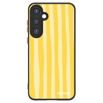 Picasee ULTIMATE CASE za Samsung Galaxy A55 5G A556B - Lines lemon