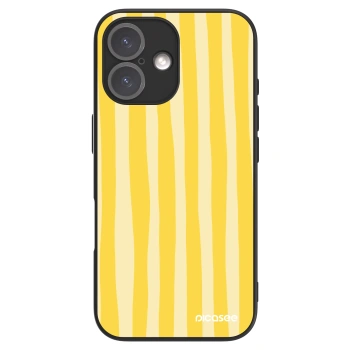 Picasee ULTIMATE CASE MagSafe za Apple iPhone 16 - Lines lemon