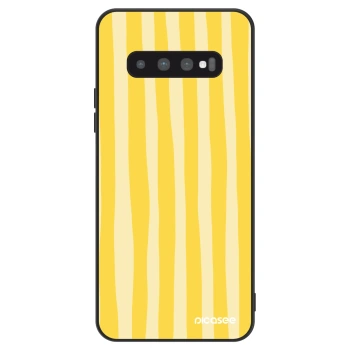 Maskica za Samsung Galaxy S10 Plus G975 - Lines lemon