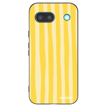 Picasee crna silikonska maskica za Google Pixel 8 - Lines lemon
