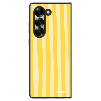 Maskica za Samsung Galaxy Z Fold6 5G - Lines lemon