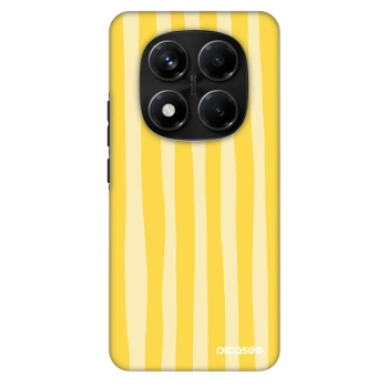 Maskica za Xiaomi Redmi Note 14 Pro+ 5G - Lines lemon