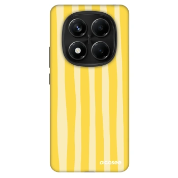 Maskica za Xiaomi Redmi Note 14 Pro 5G - Lines lemon