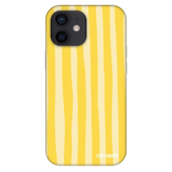 Maskica za Apple iPhone 12 mini - Lines lemon