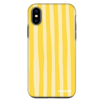 Maskica za Apple iPhone X/XS - Lines lemon