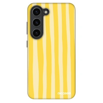 Maskica za Samsung Galaxy S23 5G - Lines lemon