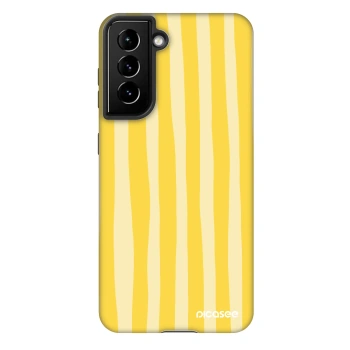 Maskica za Samsung Galaxy S21 5G G991B - Lines lemon
