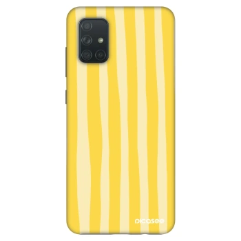 Maskica za Samsung Galaxy A71 A715F - Lines lemon