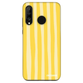 Maskica za Huawei P30 Lite - Lines lemon