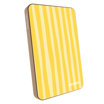 Prijenosni punjač s MagSafe 5 000 mAh Zlatni - Lines lemon