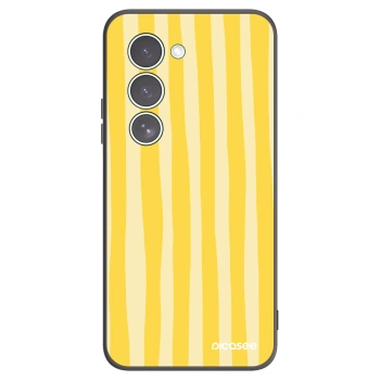 Picasee crna silikonska maskica za Xiaomi Redmi 15 5G - Lines lemon