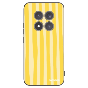 Picasee crna silikonska maskica za Xiaomi Redmi Note 15 Pro+ - Lines lemon