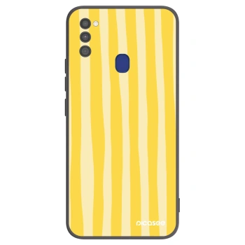 Maskica za Samsung Galaxy M21 M215F - Lines lemon