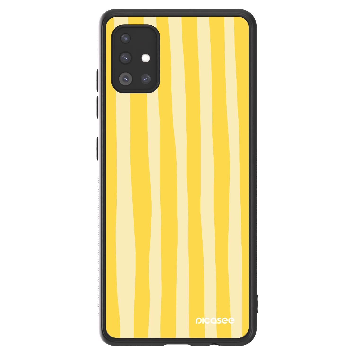 Picasee ULTIMATE CASE za Samsung Galaxy A51 A515F - Lines lemon