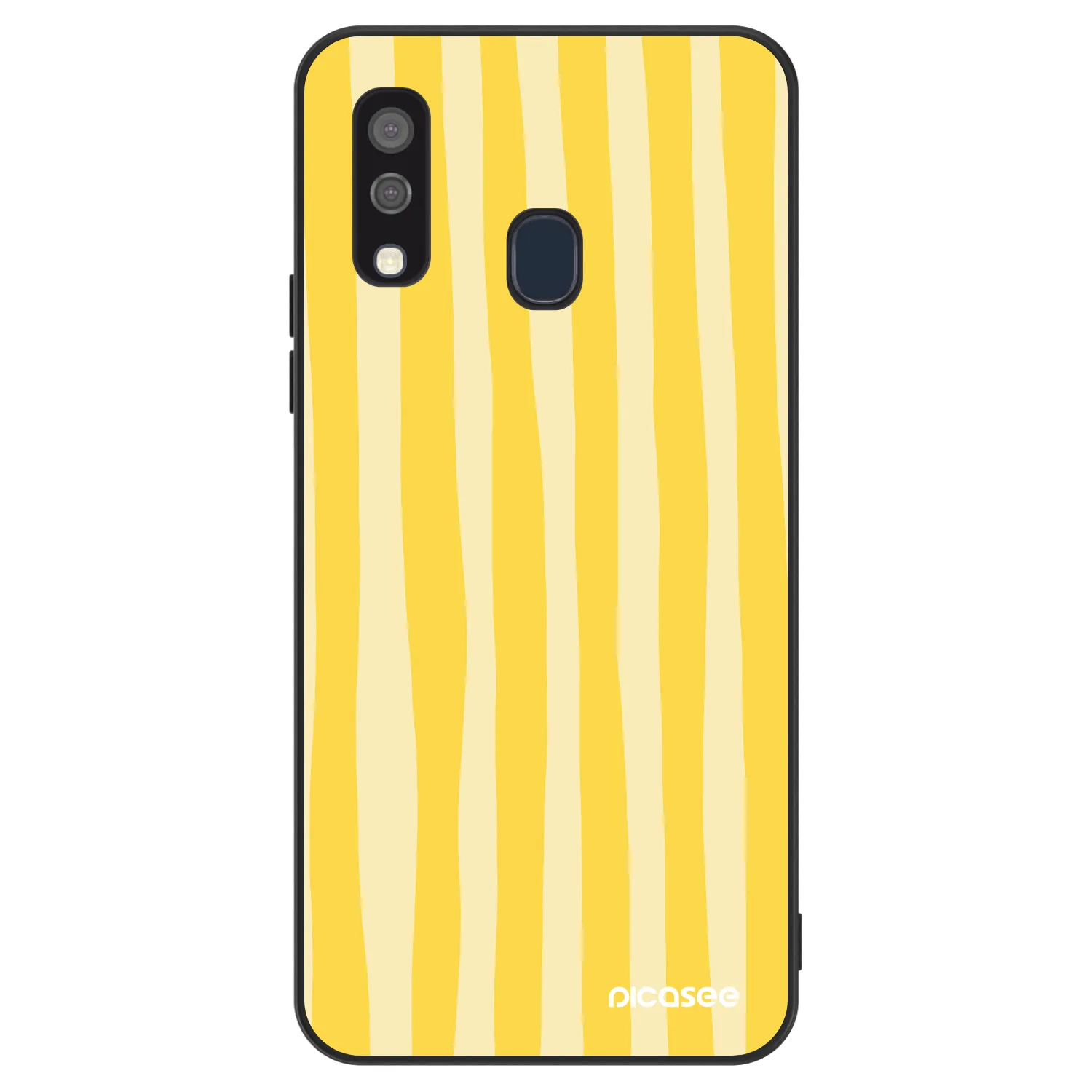 Picasee ULTIMATE CASE za Samsung Galaxy A40 A405F - Lines lemon