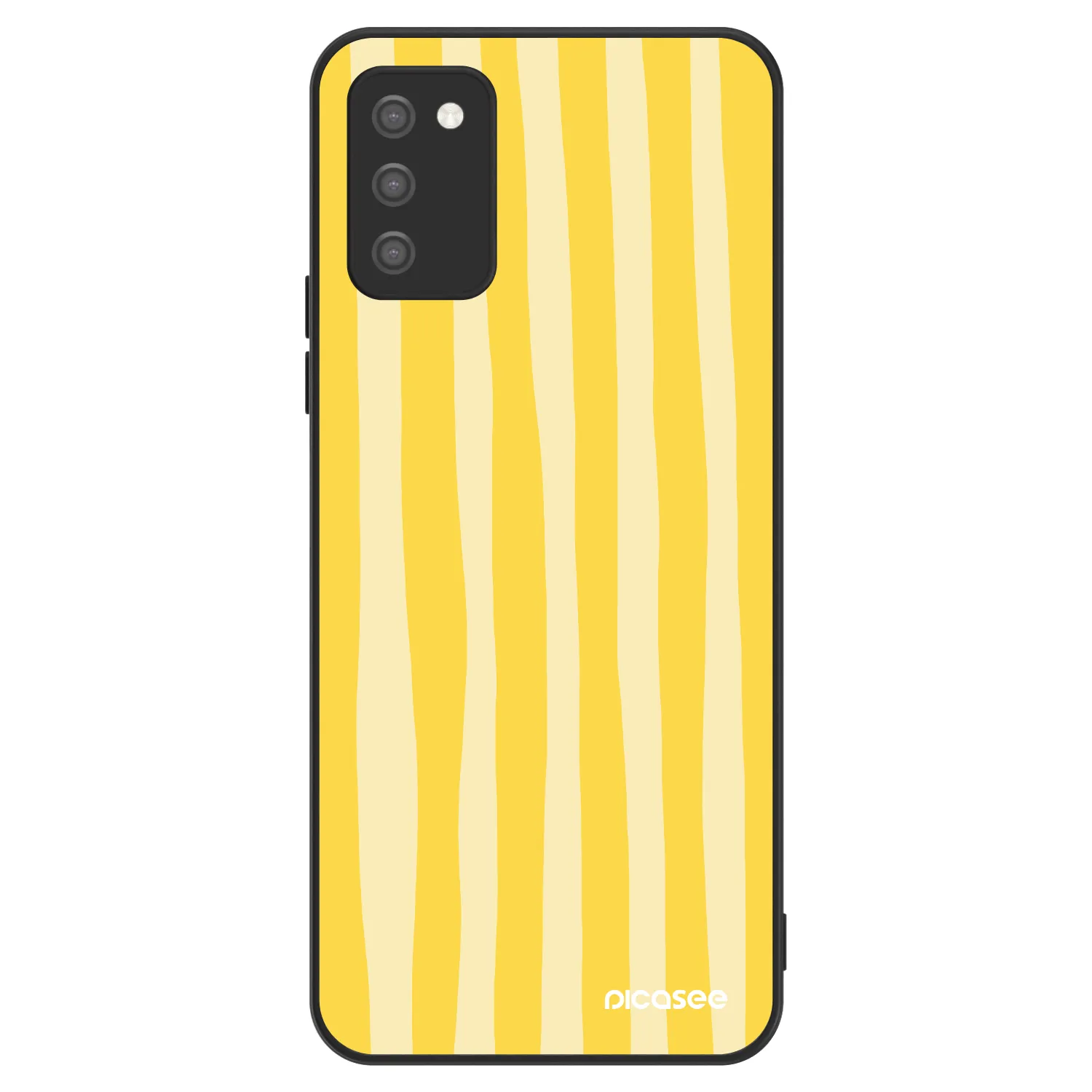 Picasee ULTIMATE CASE za Samsung Galaxy A02s A025G - Lines lemon