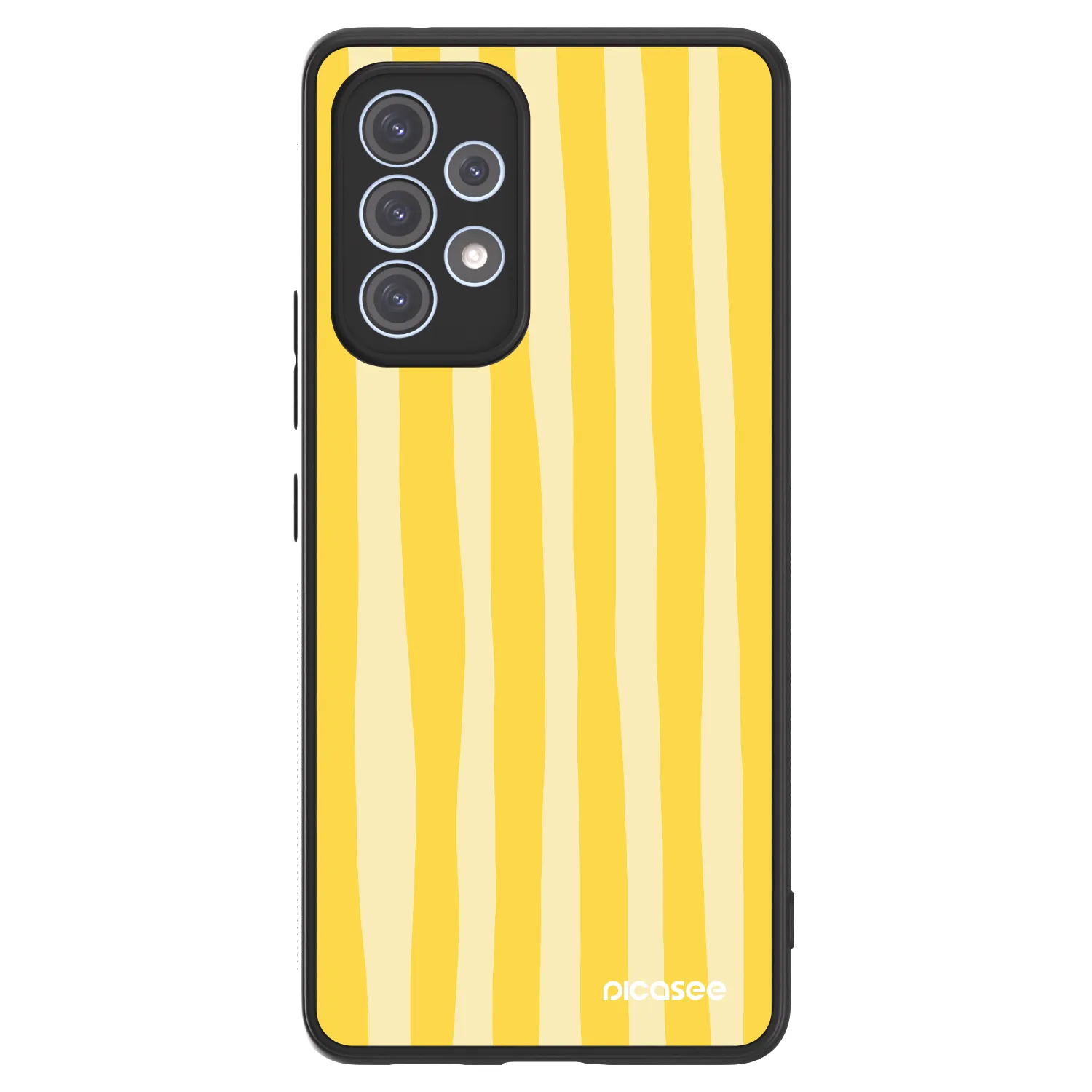 Picasee ULTIMATE CASE za Samsung Galaxy A53 5G A536 - Lines lemon