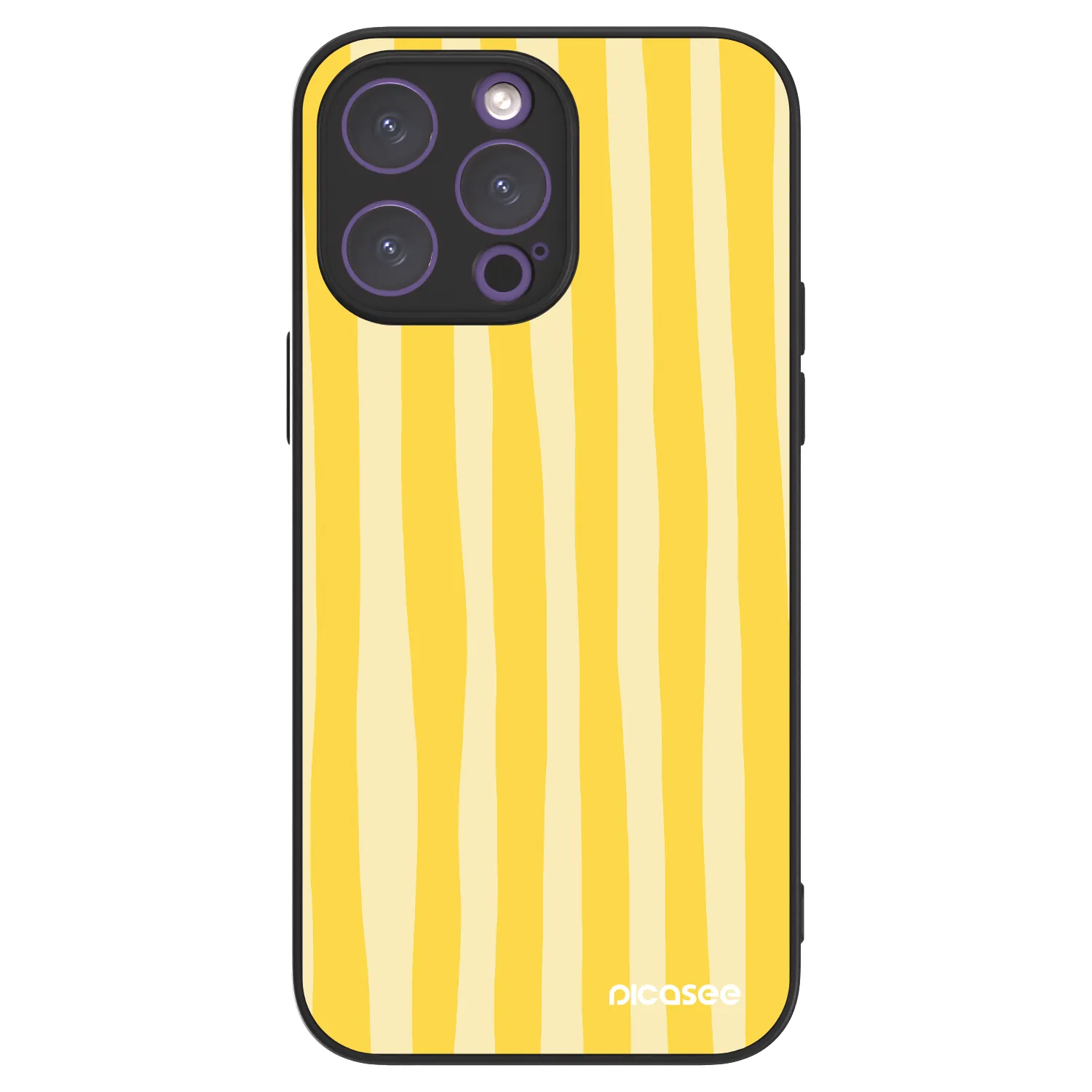 Picasee ULTIMATE CASE za Apple iPhone 14 Pro Max - Lines lemon