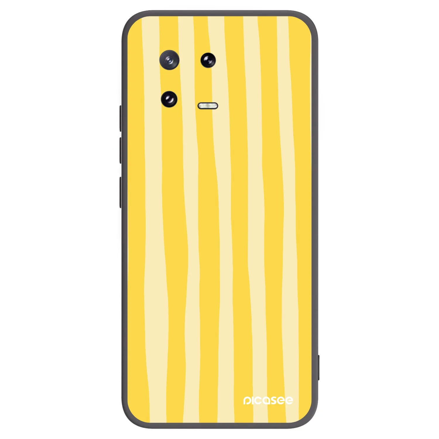 Picasee crna silikonska maskica za Xiaomi 13 Pro - Lines lemon