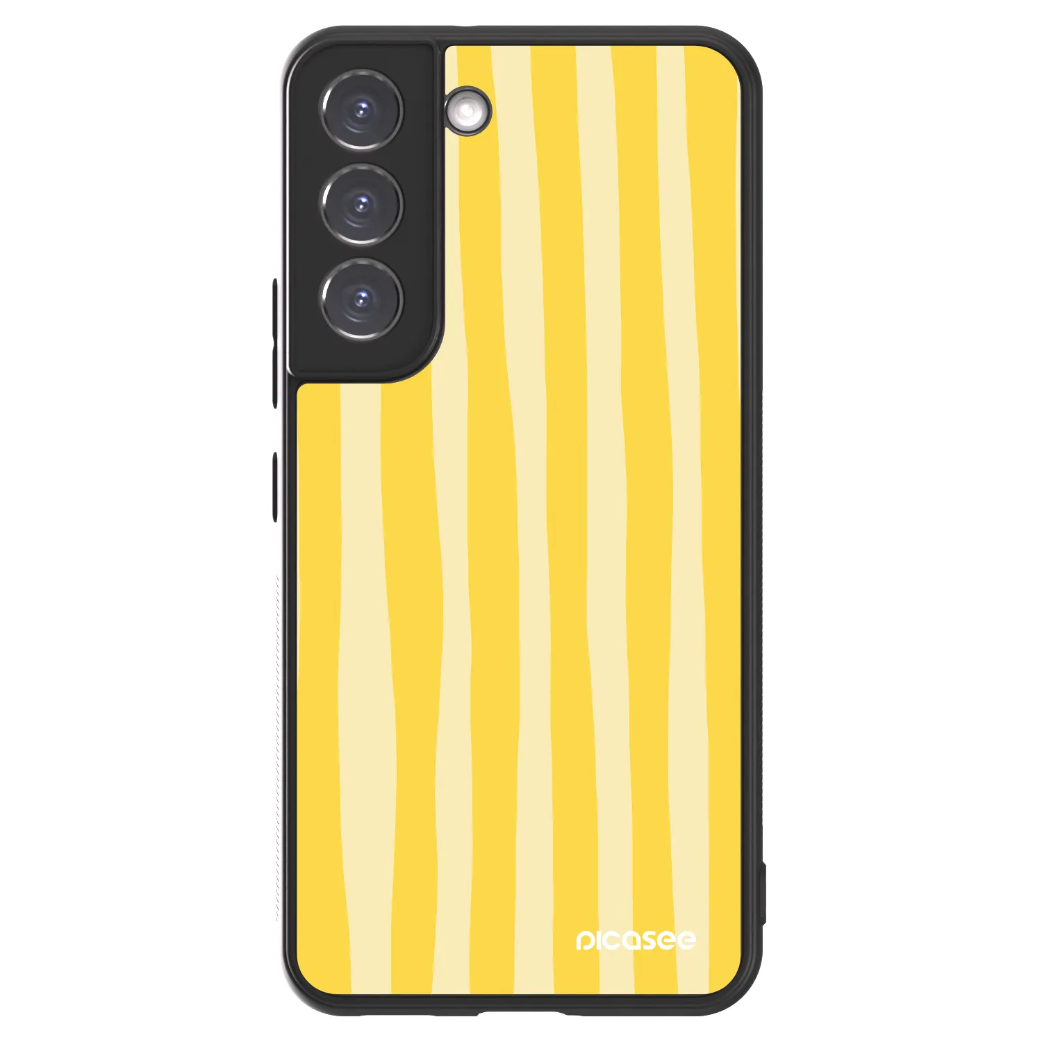 Picasee ULTIMATE CASE PowerShare za Samsung Galaxy S22 5G - Lines lemon