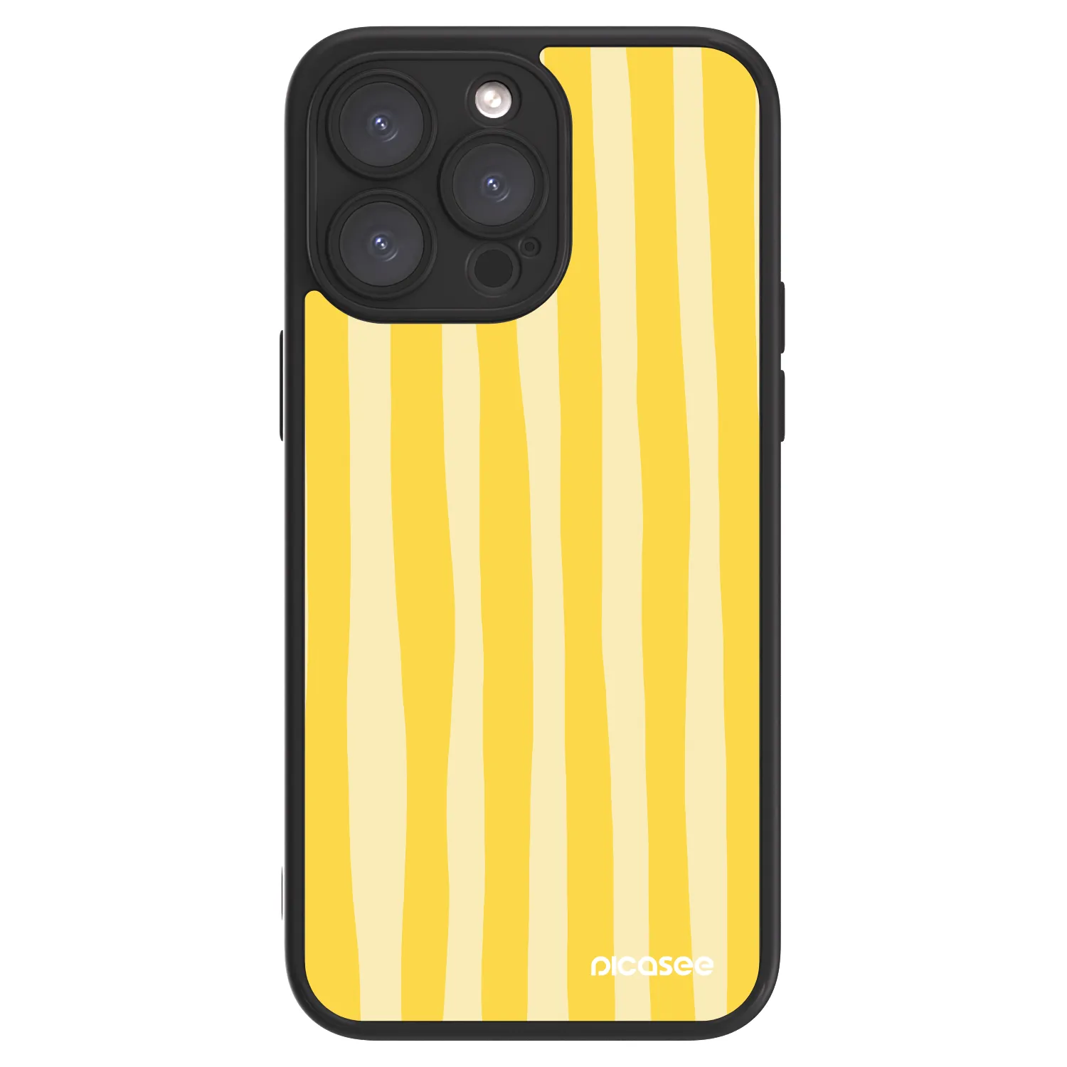 Picasee ULTIMATE CASE za Apple iPhone 15 Pro Max - Lines lemon