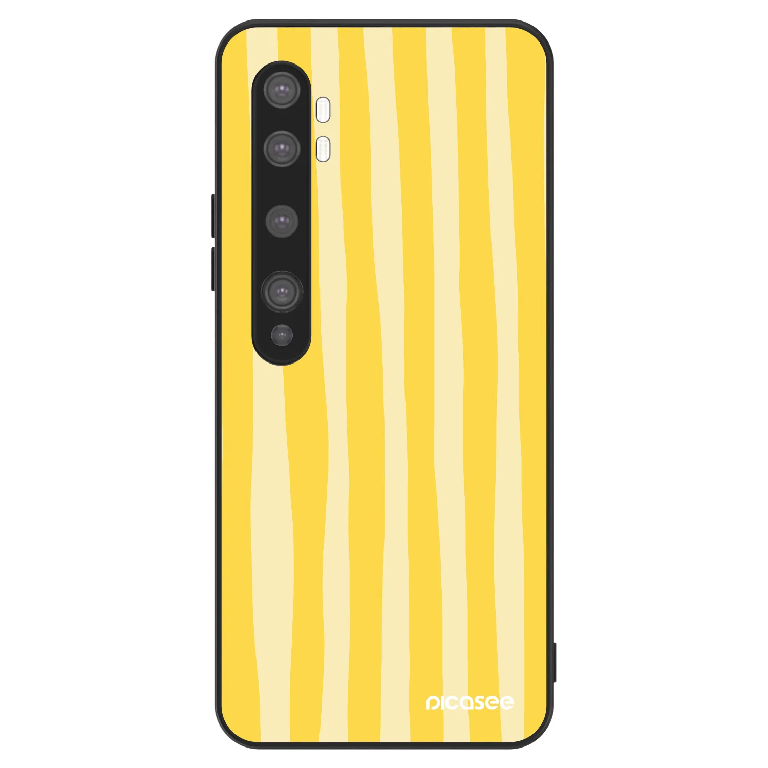Picasee ULTIMATE CASE za Xiaomi Mi Note 10 (Pro) - Lines lemon